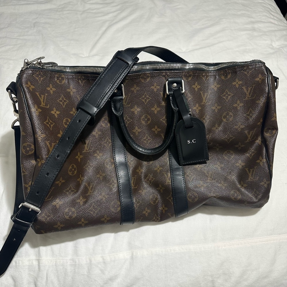 Louis Vuitton 45 Luxury Brown Monogram Travel Bag